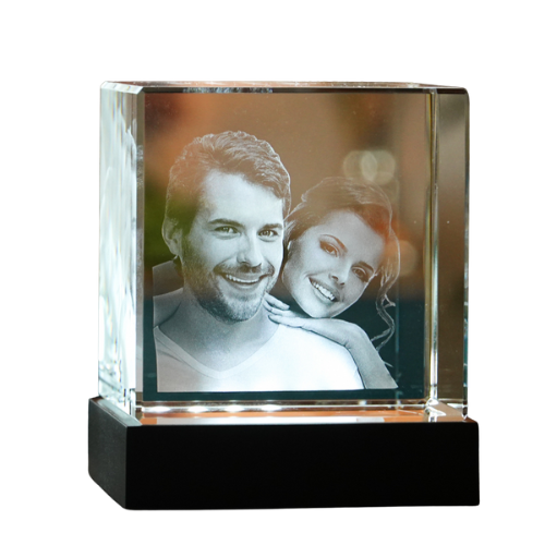 3D Glasfoto Würfel 60 x 60 x 60 mm